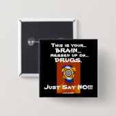 "Sagen Sie einfach NEIN!!! " Button (Vorne & Hinten)