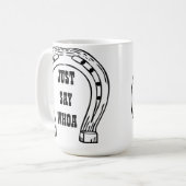 SAGEN SIE EINFACH WHOA KAFFEE-TASSE KAFFEETASSE (Vorderseite Links)