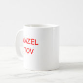 sagen Sie es auf Yiddish Kaffeetasse (Vorderseite Links)