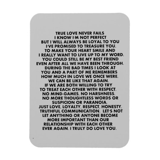 SAGEN SIE, ES IST LIEBE QUOTEN BEZIEHUNGEN VERSUCH MAGNET (Vertikal)