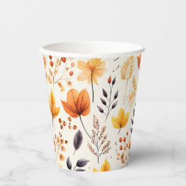 Sagen Sie es mit Herbstlauben 2 - Papierbecher