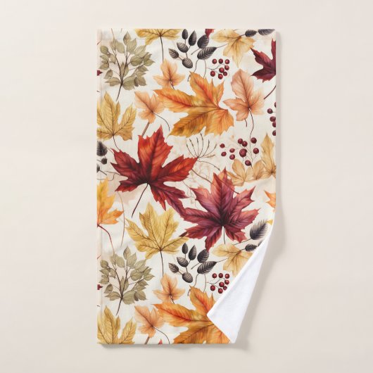 Sagen Sie es mit Herbstlauben 3 - Badhandtuch Set (Handtuch)