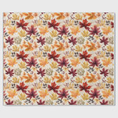 Sagen Sie es mit Herbstlauben 3 - Geschenkpapier (Flach)