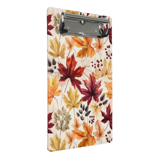 Sagen Sie es mit Herbstlauben 3 - Mini Klemmbrett (Schrägansicht)
