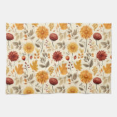 Sagen Sie es mit Herbstlauben - Geschirrtuch (Horizontal)