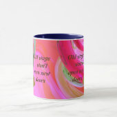 Sagen Sie es mit Words-Tasse Tasse (Zentrum)