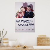 Sagen Sie es niemandem - nicht einmal ihr Poster (Küche)