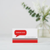 Sagen Sie es Visitenkarte (Stehend Vorderseite)