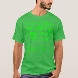 Sagen Sie es zu meinem Gesicht Kamala BRAT GREEN S T-Shirt