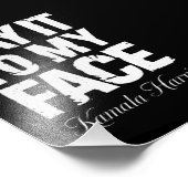 Sagen Sie es zu meinem Gesicht Kamala Harris 2024  Fotodruck (Ecke)