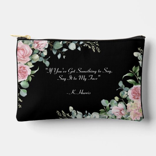 Sagen Sie es zu meinem Gesicht kleine Accessoires  Zubehörtasche (Vorderseite)