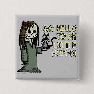 Sagen Sie hallo Knopf Button