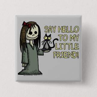 Sagen Sie hallo Knopf Button