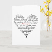 Sagen Sie, ich Liebe Sie in 26 verschiedenen Sprac Karte (Gelbe Blume)