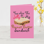 Sagen Sie, ich Liebe Sie mit Peanut Butter Jelly S Karte (Gelbe Blume)