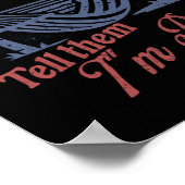 Sagen Sie ihnen, dass ich überarbeitet bin und Url Poster (Ecke)