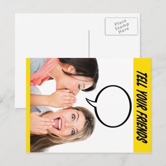 Sagen Sie Ihren Freunden - Postkarte (Vorne/Hinten)