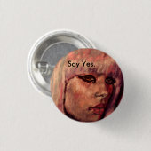 Sagen Sie ja Knopf Button (Vorne & Hinten)