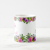 Sagen Sie Ja, Sie sind ein rosa Blumenguss Vorschl Kaffeetasse (Mittel)