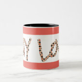 "Sagen Sie Liebe" Zweiton Kaffee-Tasse Zweifarbige Tasse (Mittel)