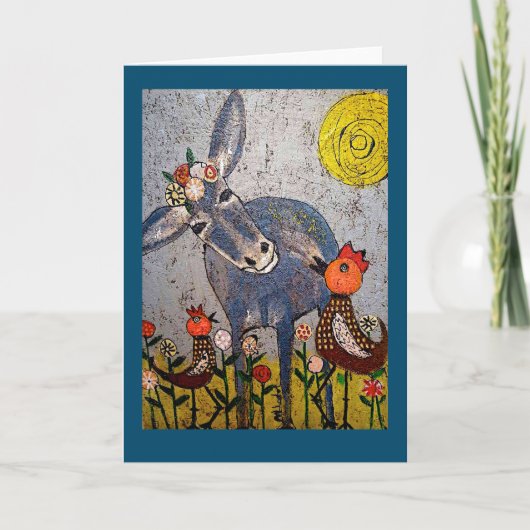 "Sagen Sie mir gutem etwas." Karte (Vorderseite)