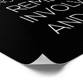 sagen Sie mir, ich vergesse mich zeigen und ich ka Poster (Ecke)