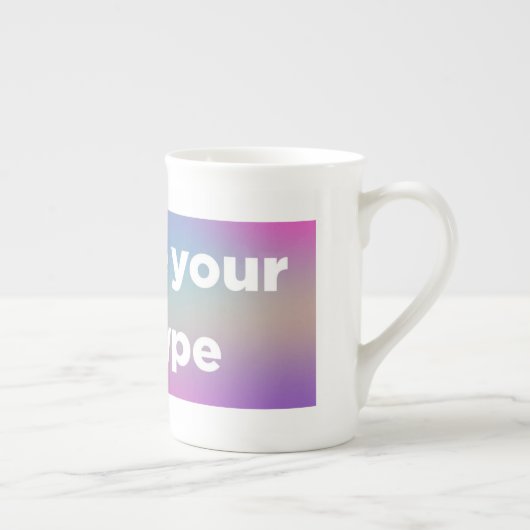 Sagen Sie mir Ihr MBTI Porzellantasse (Rechts)