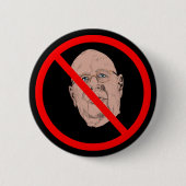 SAGEN SIE NEIN, UM DIE SCHALTFLÄCHE AUF DEM SCHWAR BUTTON (Vorderseite)