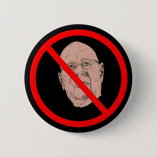 SAGEN SIE NEIN, UM DIE SCHALTFLÄCHE AUF DEM SCHWAR BUTTON (Vorderseite)