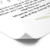 Sagen Sie nicht, Babydusche-Spiel Schild rosa Gold (Ecke)