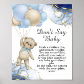 Sagen Sie nicht, Babyspiel können wir bald warten  Poster (Vorne)