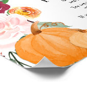 Sagen Sie nicht, dass Kürbisfallen-Baby-Duschspiel Poster (Ecke)