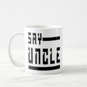 Sagen Sie Onkel Gifts Ideas For Onkel lustiger Kaffeetasse (Links)