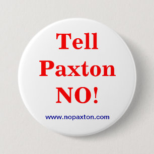 Sagen Sie Paxton nein! Button