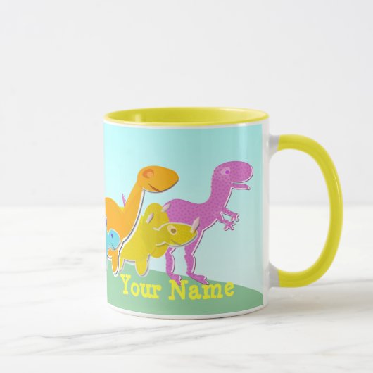 Sagen Sie Rawr! Dinosaurier-NamensTasse Tasse (Rechts)