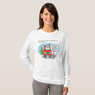 Sagen Sie Santa Langärmeln-T - Shirt