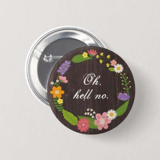 Sagen Sie uns, wie Sie sich wirklich fühlen Button (Vorne & Hinten)