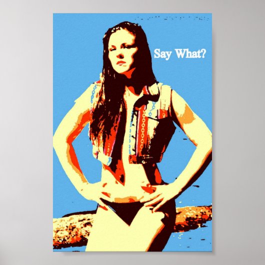 sagen, was Einstellung Poster (Vorne)