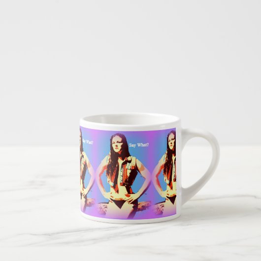 sagen, was Espresso Tasse (Rechts)