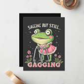 Sagend, aber immer noch gagend Funny Mütter Day Fr Mitteilungskarte (Vorderseite/Rückseite Beispiel)