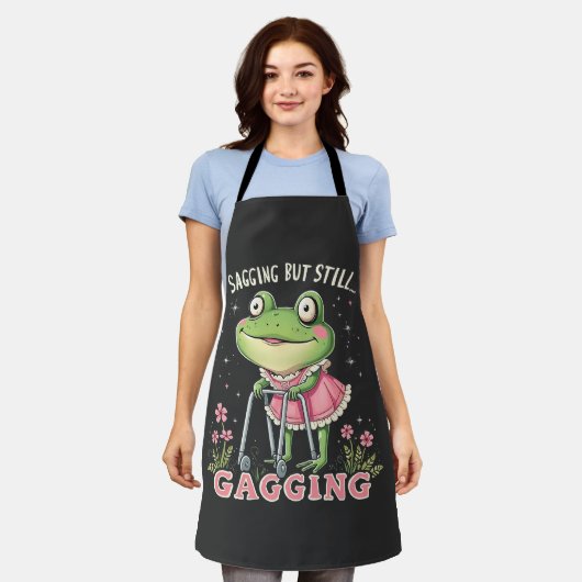 Sagend, aber immer noch gagend Funny Mütter Day Fr Schürze (Getragen)