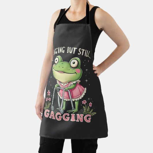 Sagend, aber immer noch gagend Funny Mütter Day Fr Schürze (InSitu)