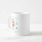 Sagend, aber immer noch Gagging Frosch Funny Cring Kaffeetasse (Vorderseite Links)