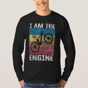 Sagend Ich bin der Motor für Radfahrer Fan 9 T-Shirt