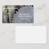 Sägewerk Blade Sharpening Visitenkarte (Vorne/Hinten)
