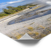 Sägewerk Geyser, Yellowstone Nationalpark Poster (Ecke)