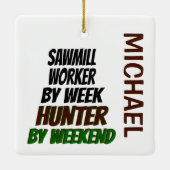 Sägewerk Lieben Jagd CUSTOM Keramikornament (Rückseite)