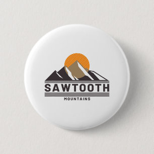 Sägezahnberge Idaho Wald Wandern im Freien Button