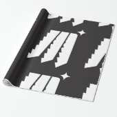 Sägezähne Geschenkpapier (Ungerollt)
