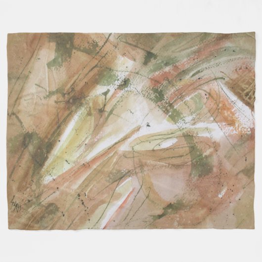 Sägezahnzahn Fleecedecke (Vorderseite (Horizontal))